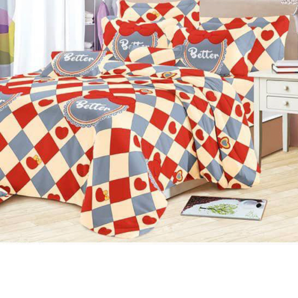 Generic Drap Lit double et 2 taies d'oreiller