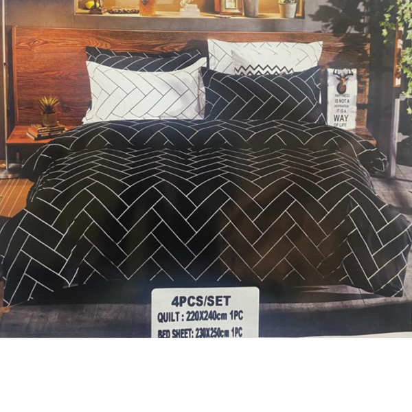 Generic Drap Lit double et 2 taies d'oreiller