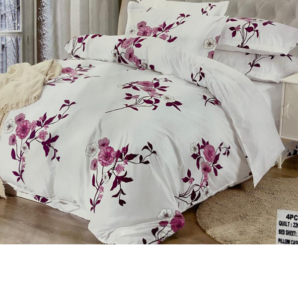 Generic Drap Lit double et 2 taies d'oreiller
