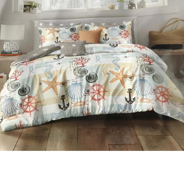 Generic Drap Lit double et 2 taies d'oreiller
