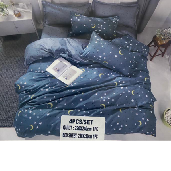 Generic Drap Lit double et 2 taies d'oreiller