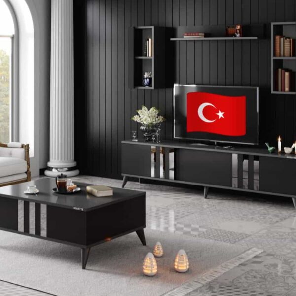 Salon Classique & Cosy Manoir (Table basse galbée)